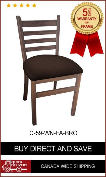 C-59 Ladderback Restaurant Chairs PALLET of 30