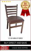 C-59 Ladderback Restaurant Chair