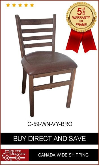 C-59 Ladderback Restaurant Chairs PALLET of 30