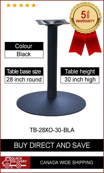 Table Base Kits Round Shaped