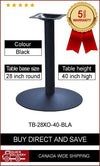 Table Base Kits Round Shaped