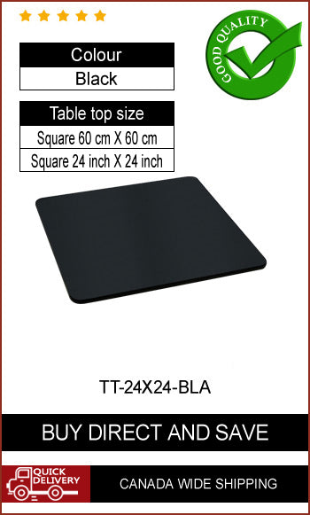 Square table top