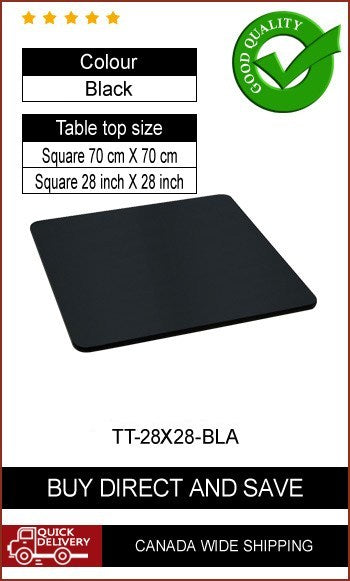 Square table top