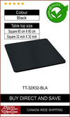 Square table top