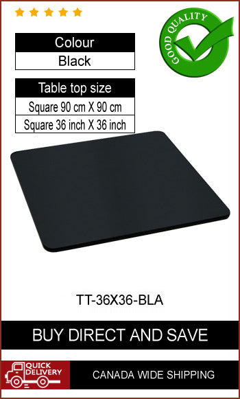 Square table top