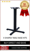 Table Base Kits X Shaped